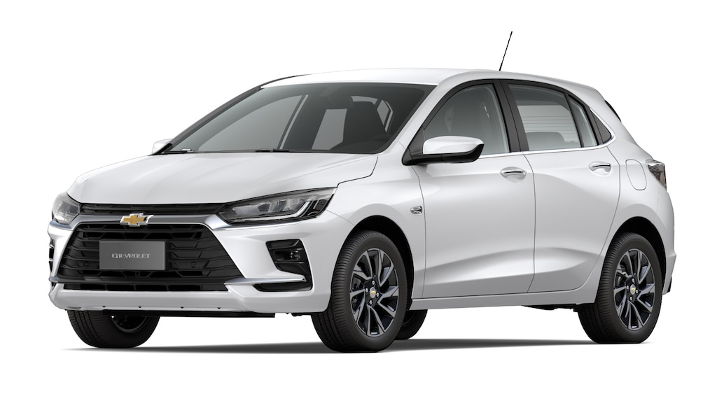 Carro Onix 2027 - Modelo Premier Turbo AT na cor Branco Summit